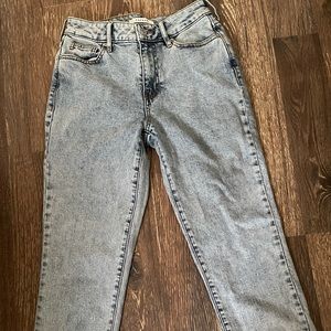 Pacsun bleached mom jeans